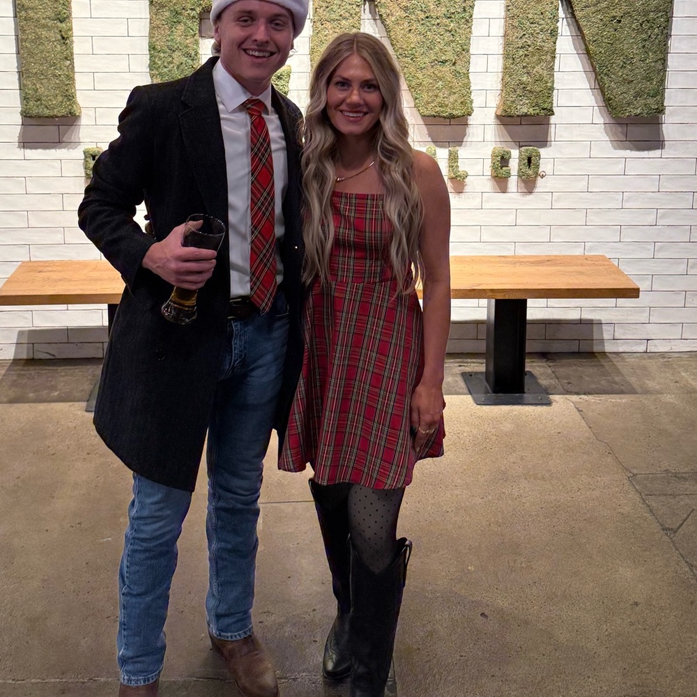 Red Plaid Dress